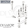 Bristan Club Luxury Bath Shower Mixer Spares
